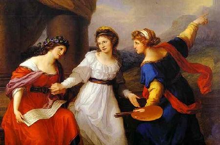 Angelica Kauffmann arts of Music and Painting